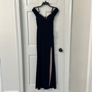 Navy blue Formal gown